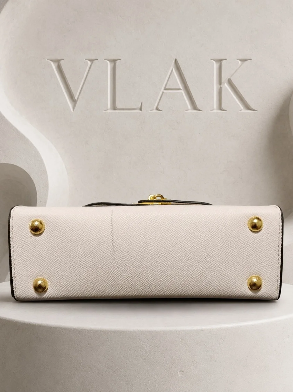 White Structured Satchel + Trina Turk Wallet – Satchel w/ Cosmetic Imperfections
